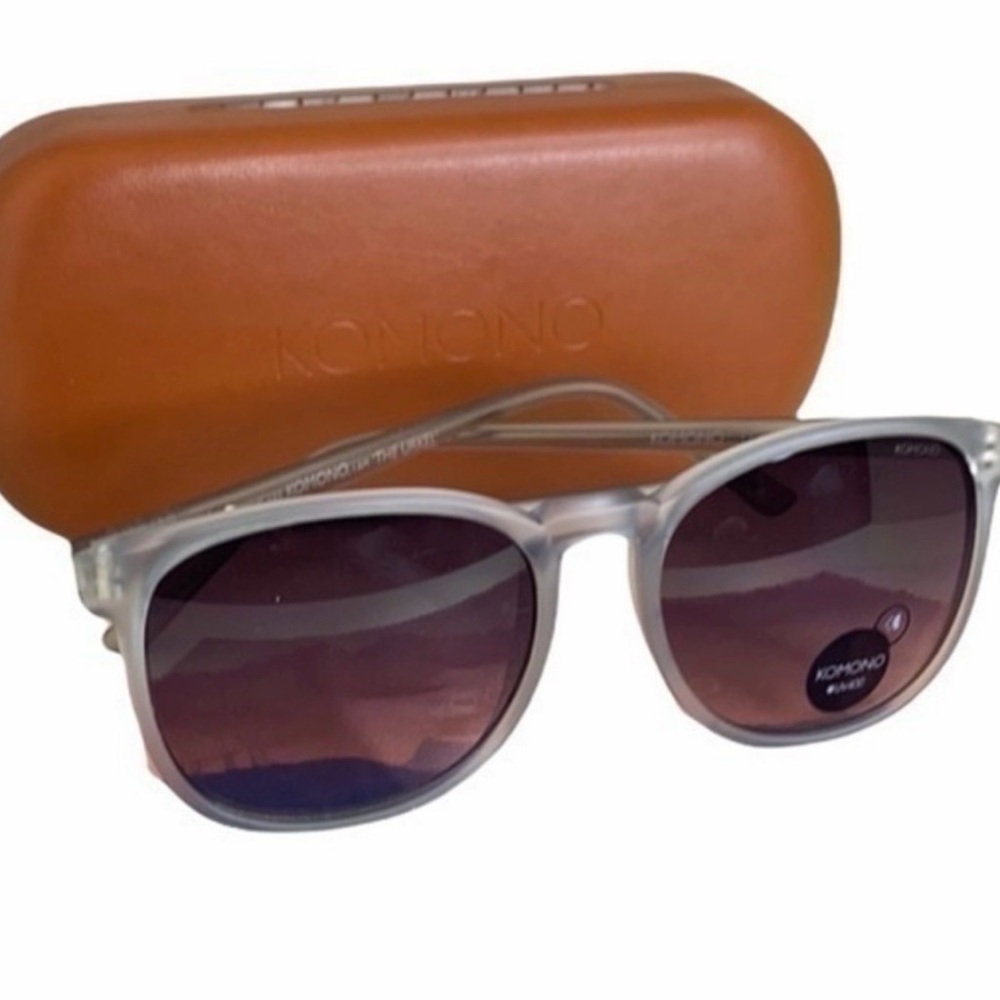 NWT Komono Urkel Heaven Blue Sunglasses UV400 Acetate w/ Case - Picture 8 of 11
